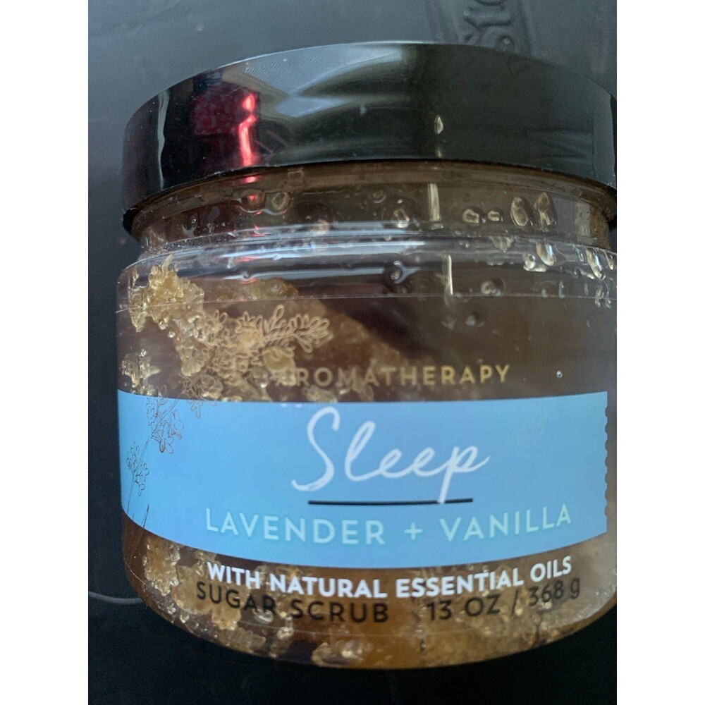Bath & body Works aromatherapy sleep lavender plus vanilla sugar scrub